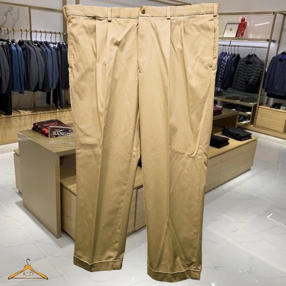 Brooks Brothers Chinos: 44x29 (44x28 actual), Khaki, Elliot Fit - NWOT - Picture 1 of 6